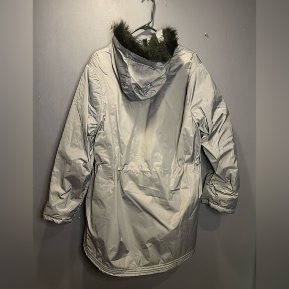 BEVERLY HILLS POLO CLUB GREY PARKA COAT - Picture 12 of 15